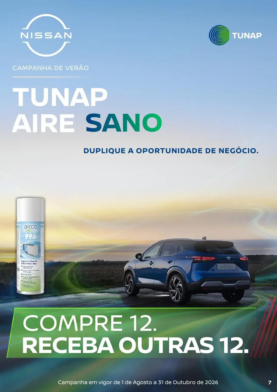 Página de campanha TUNAP
